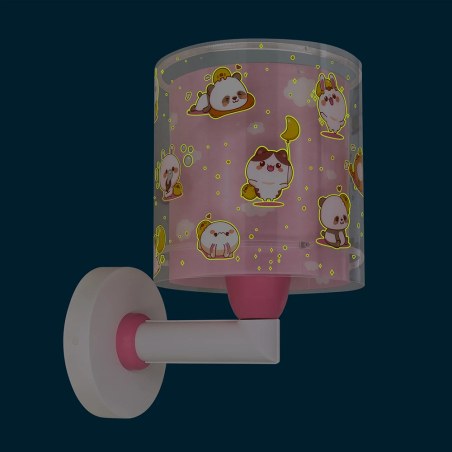 Kawaii Pink απλίκα τοίχου (41769S)