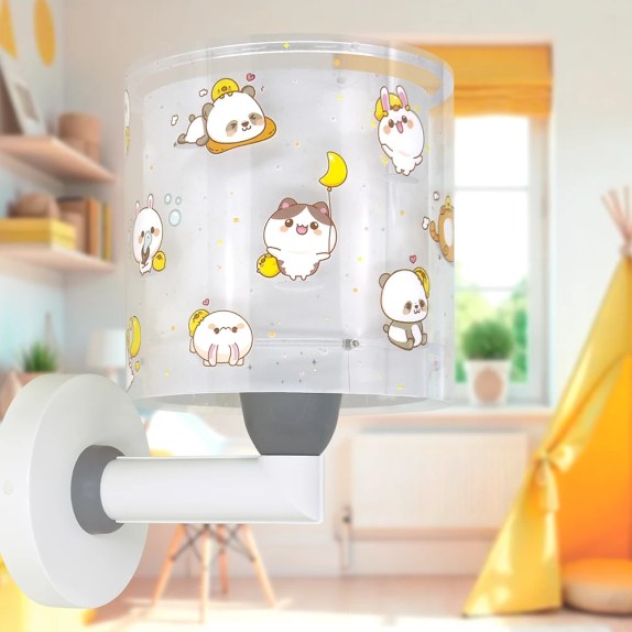 Kawaii Grey απλίκα τοίχου (41769E)