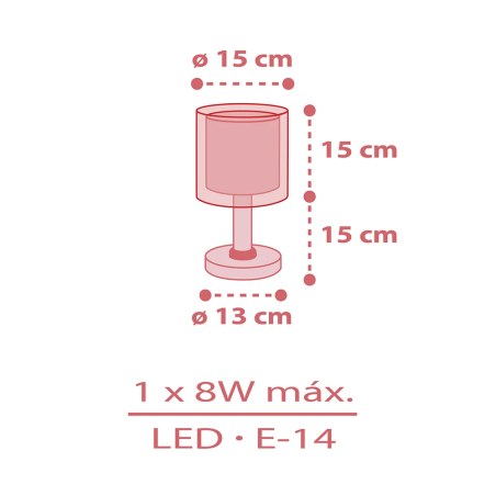 Rainbow επιτραπέζιο παιδικό φωτιστικό (41191)