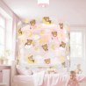 Baby Teddy Pink φωτιστικό οροφής (41572S)