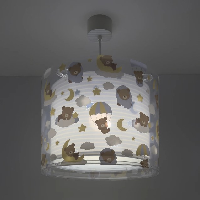 Baby Teddy Blue φωτιστικό οροφής (41572T)