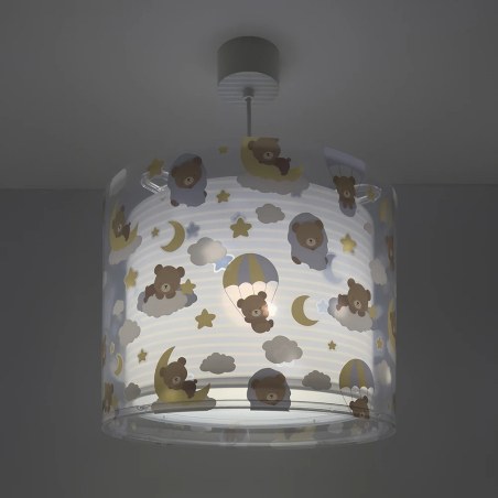 Baby Teddy Blue φωτιστικό οροφής (41572T)