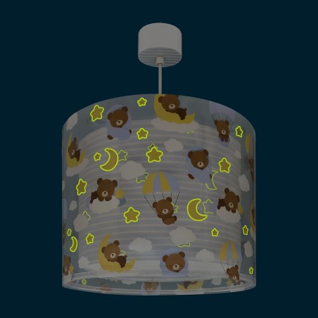 Baby Teddy Blue φωτιστικό οροφής (41572T)