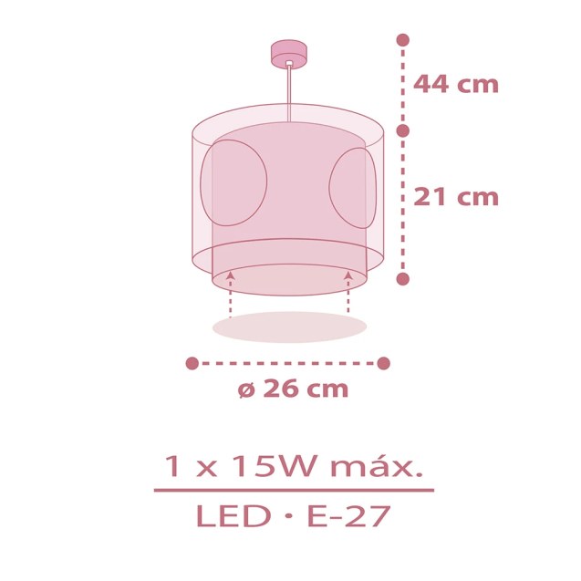 Princess Dance φωτιστικό οροφής (60912)