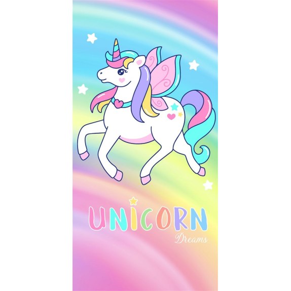 Πετσέτα Θαλάσσης Quick Dry Unicorn 458 70X140 Multi 100%...