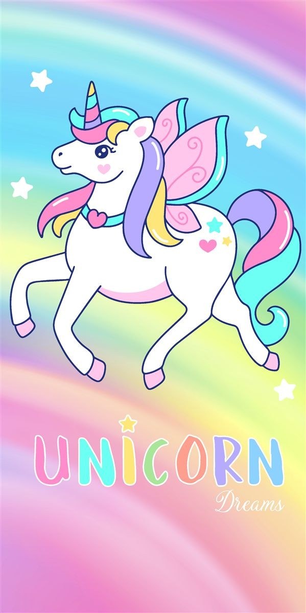Πετσέτα Θαλάσσης Quick Dry Unicorn 458 70X140 Multi 100% Microfiber-54460912094