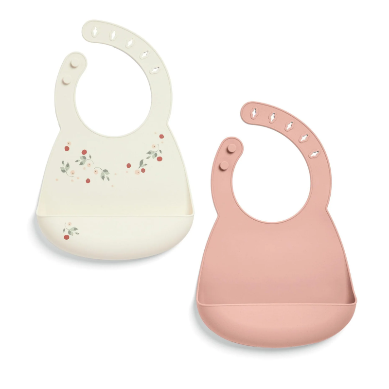 Σετ Σαλιάρες Σιλικόνης 2 Τεμαχίων Mamas & Papas Florarl Berry 24280132