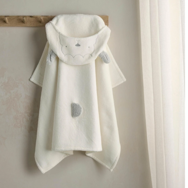 Μπουρνουζοπετσέτα Mamas & Papas Lamb 21180380