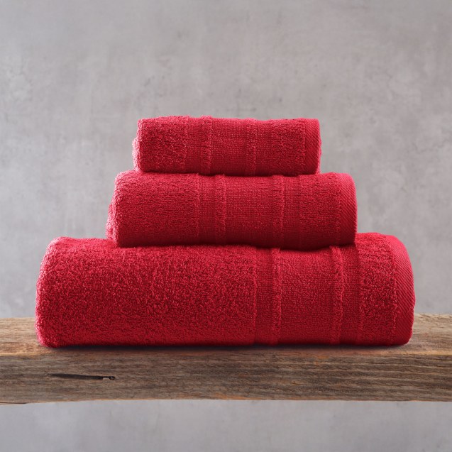 LAURA - ΠΕΤΣΕΤΑ ΚΟΚΚΙΝΟ ΣΕΤ 5 ΤΕΜΑΧΙΩΝ (2 30X50...