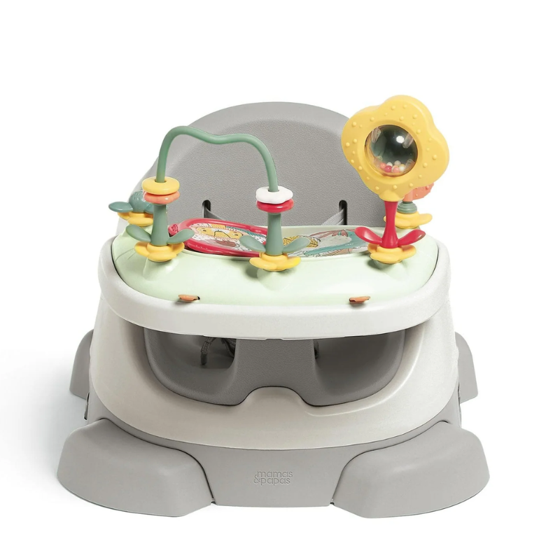 Mamas & Papas Κάθισμα Φαγητού Mamas & Papas Bug & Act Tray Pebble Γκρι 22180343