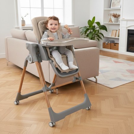 Καρεκλάκι Φαγητού-Κούνια Bebe Stars Serenna Ηλεκτρικό 2 In 1 Mocha 871-182