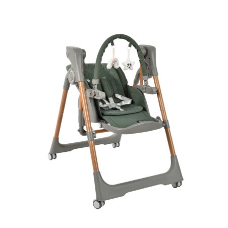 Καρεκλάκι Φαγητού-Κούνια Bebe Stars Serenna Ηλεκτρικό 2 In 1 Green 871-176