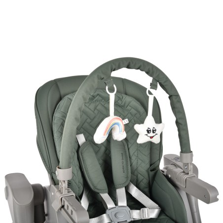 Καρεκλάκι Φαγητού-Κούνια Bebe Stars Serenna Ηλεκτρικό 2 In 1 Green 871-176