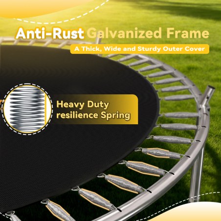 Τραμπολίνο Με Δίχτυ Bebe Stars Δ 305Cm 648-171