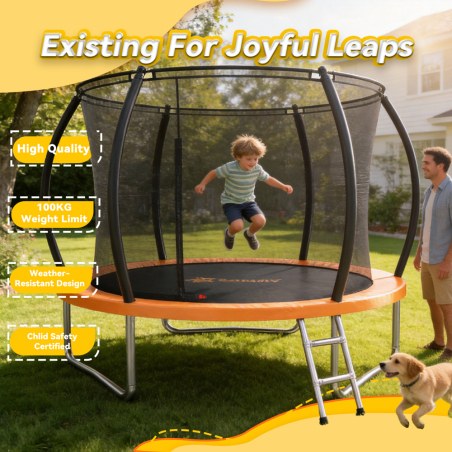 Τραμπολίνο Με Δίχτυ Bebe Stars Δ 305Cm 648-171