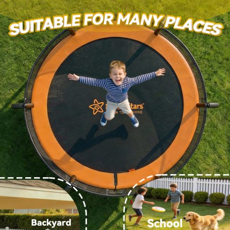 Τραμπολίνο Με Δίχτυ Bebe Stars Δ 305Cm 648-171