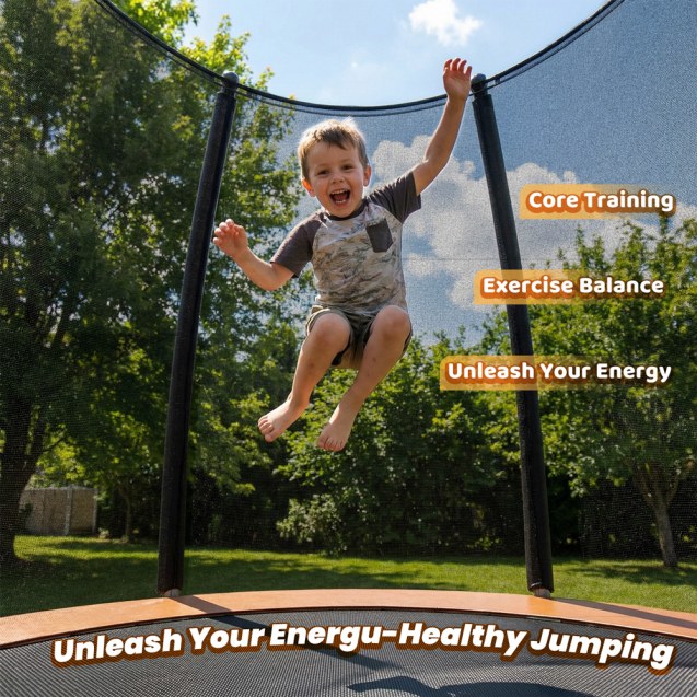 Τραμπολίνο Με Δίχτυ Bebe Stars Δ 140Cm 644-171