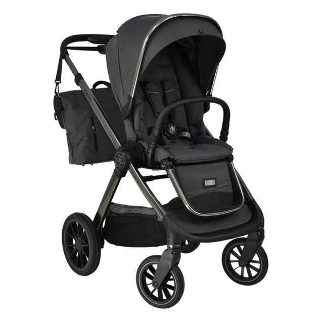 Πολυκαρότσι Bebe Stars Onyx 2 In 1 Lava Grey...