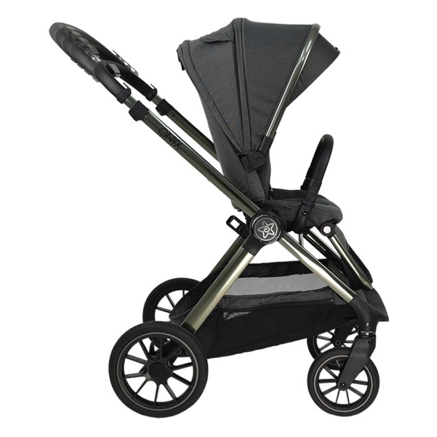 Πολυκαρότσι Bebe Stars Onyx 2 In 1 Lava Grey...