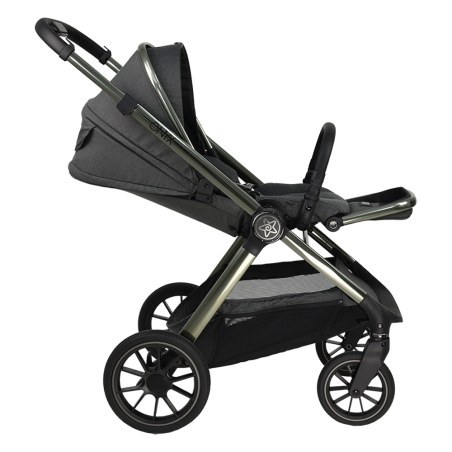Πολυκαρότσι Bebe Stars Onyx 2 In 1 Lava Grey 341-186