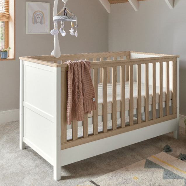 Κρεβάτι Mamas & Papas Harwell White/Natural