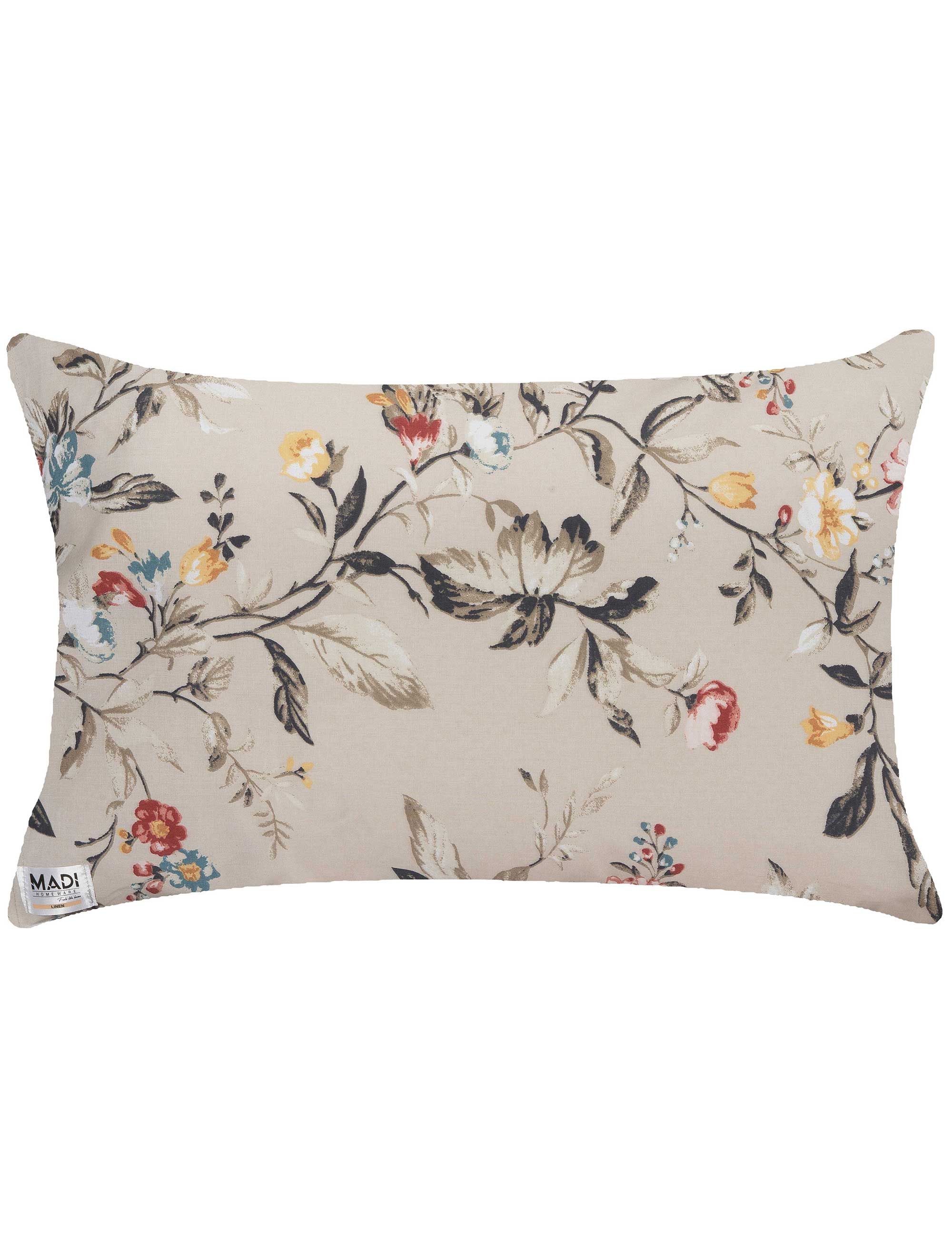 Σετ Μαξιλαροθήκες 2 Τεμαχίων Madi Eden Καφέ 50x70