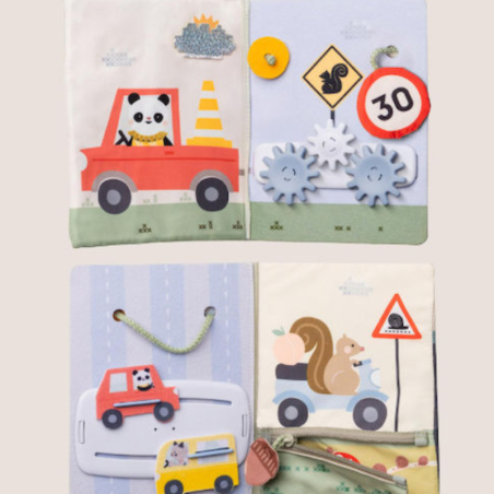 Κρεμαστό Παιχνίδι Δραστηριοτήτων Taf Toys Ride Time Busy Book Τ-13825