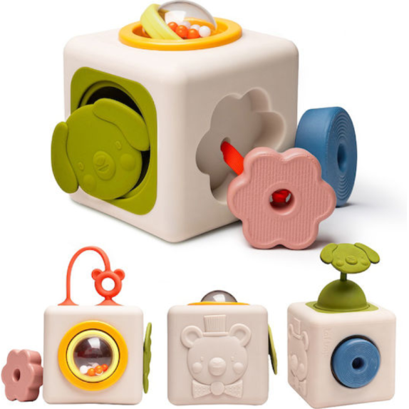 Κύβος Δραστηριοτήτων Σιλικόνης Taf Toys T-13885
