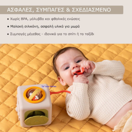 Κύβος Δραστηριοτήτων Σιλικόνης Taf Toys T-13885