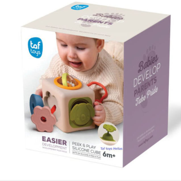 Κύβος Δραστηριοτήτων Σιλικόνης Taf Toys T-13885
