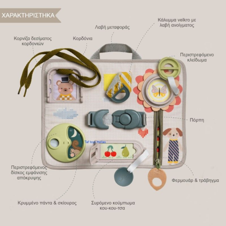 Παιχνίδι Δραστηριοτήτων Taf Toys  Snap 'n Learn Board T-13485
