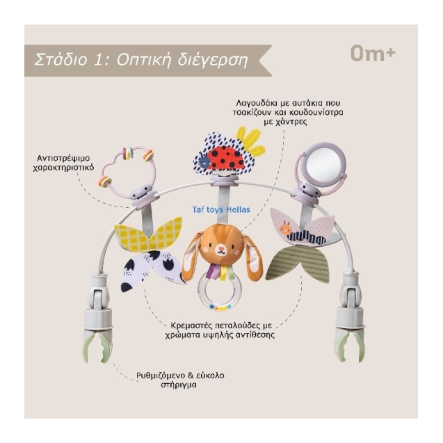 Μπάρα Δραστηριοτήτων Taf Toys Grow with me...