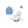 Φορητό Γιο Γιο My Carry Potty Μπλε Παστέλ MCP-OC-BL