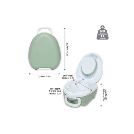 Φορητό Γιο Γιο My Carry Potty Πράσινο Παστέλ MCP-SG-GRN