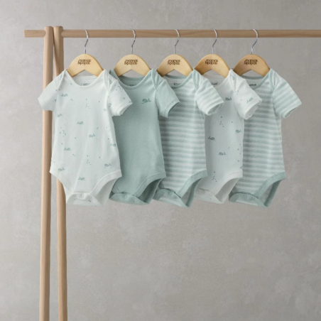 Σετ Βρεφικά Εσώρουχα Mamas & Papas Συνδυαστικά Σχέδια Βεραμάν 5τεμ.