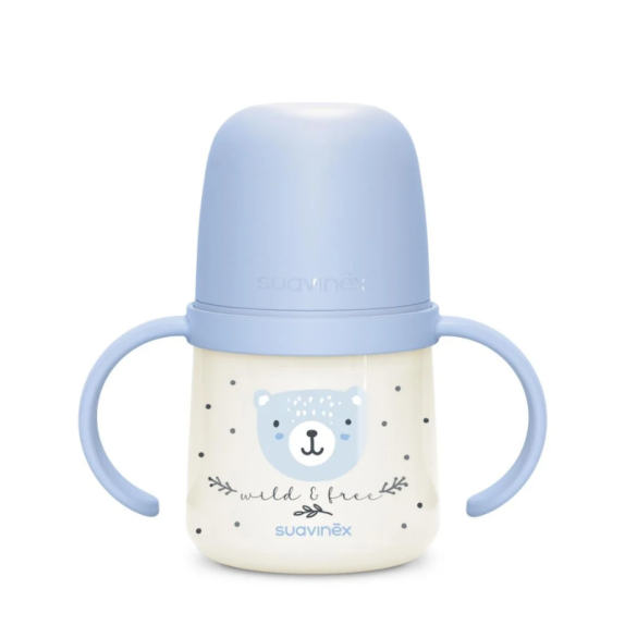 Μπουκάλι Εκπαιδευτικό Suavinex Με Λαβές Night & Day Wild...