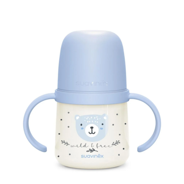 Μπουκάλι Εκπαιδευτικό Suavinex Με Λαβές Night &...