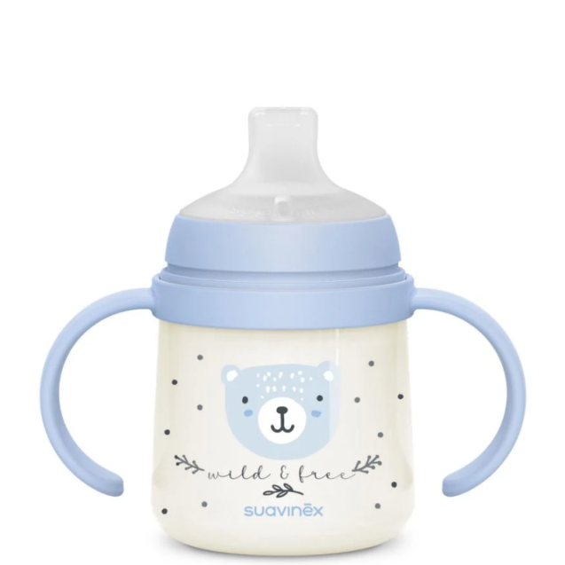 Μπουκάλι Εκπαιδευτικό Suavinex Με Λαβές Night &...