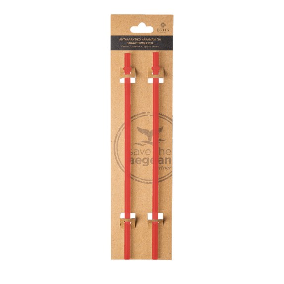 Estia Ανταλλακτικά Καλαμάκια Straw Tumbler Xl 900Ml...