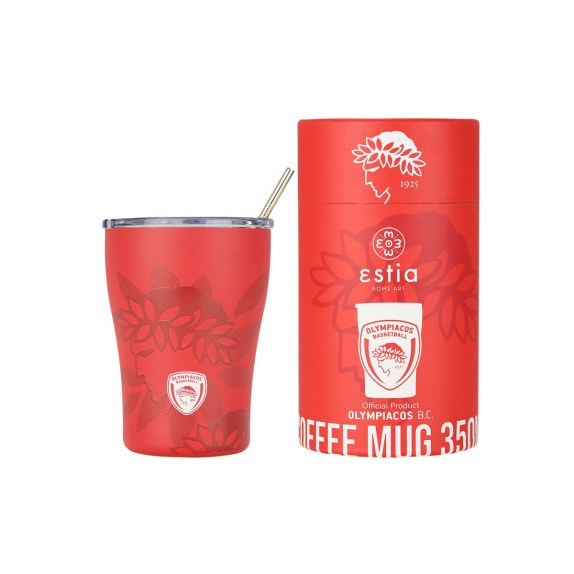 Estia Θερμός Coffee Mug Olympiacos Bc Edition 350Ml