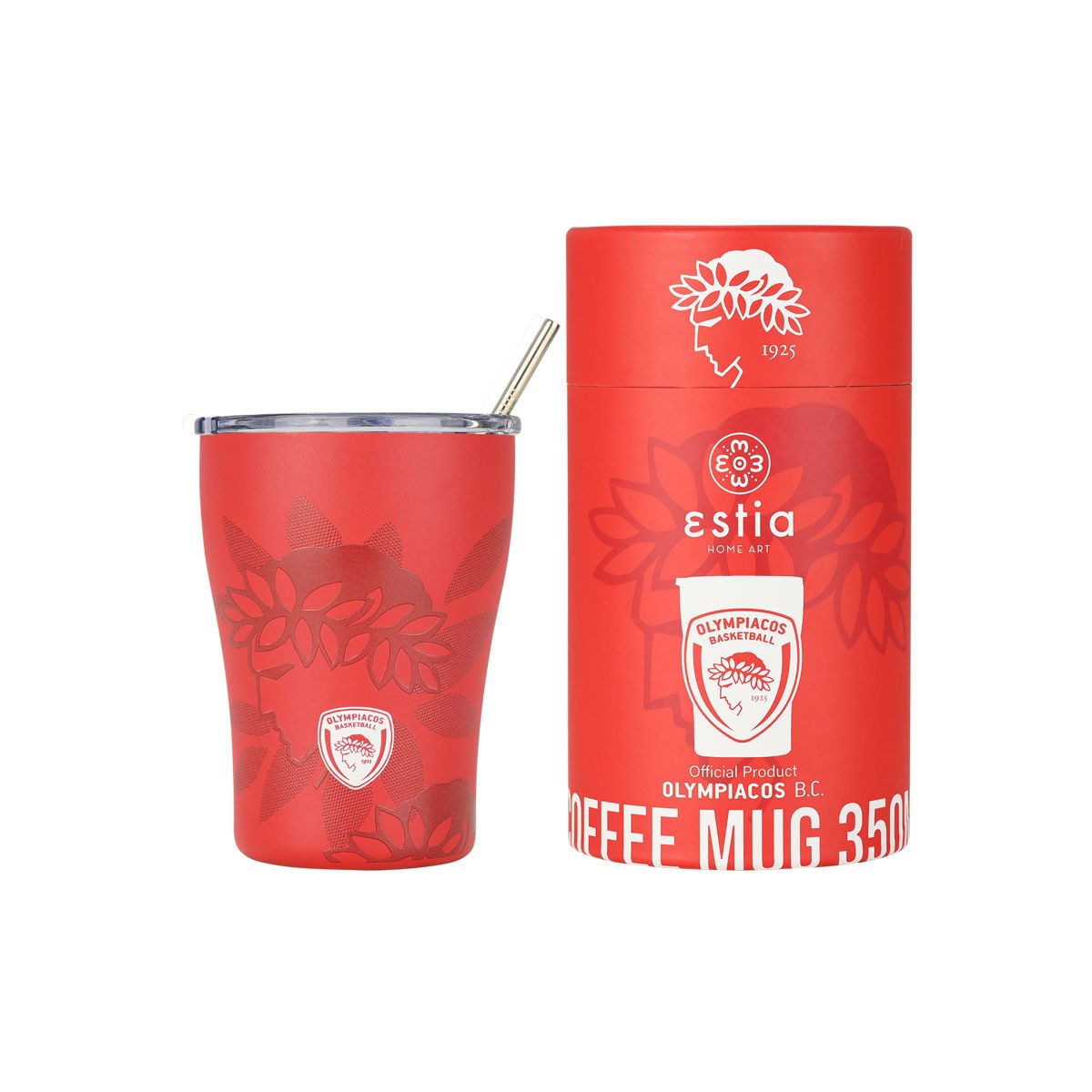 Estia Θερμός Coffee Mug Olympiacos Bc Edition 350Ml
