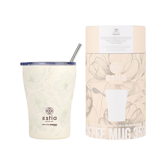 Estia Θερμός Coffee Mug Save The Aegean 350Ml Terra Serenity
