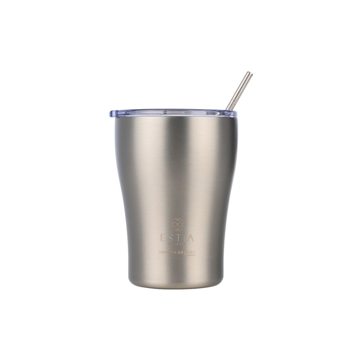 Estia Estia Θερμός Coffee Mug Save The Aegean 350Ml Steel Flow