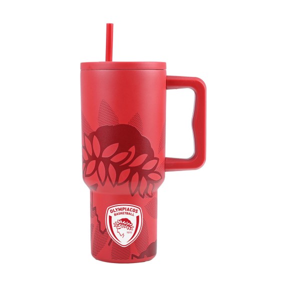 Estia Θερμός Straw Tumbler Xl Olympiacos Bc Edition 900Ml
