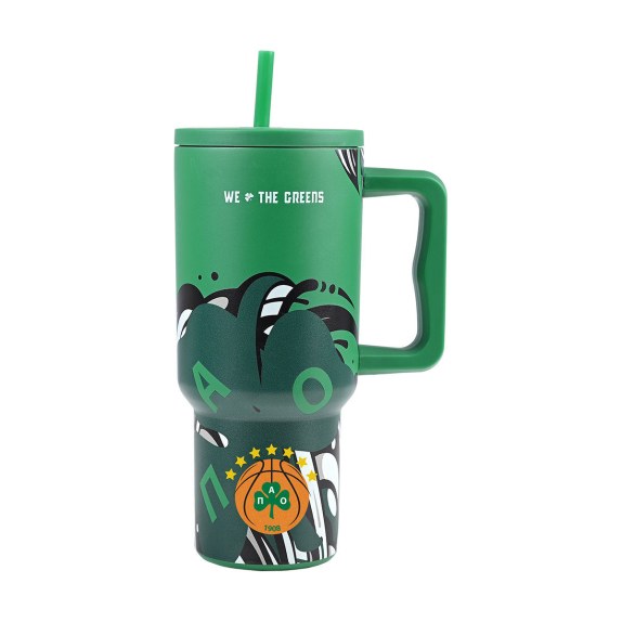 Estia Θερμός Straw Tumbler Xl Panathinaikos Bc Edition We...