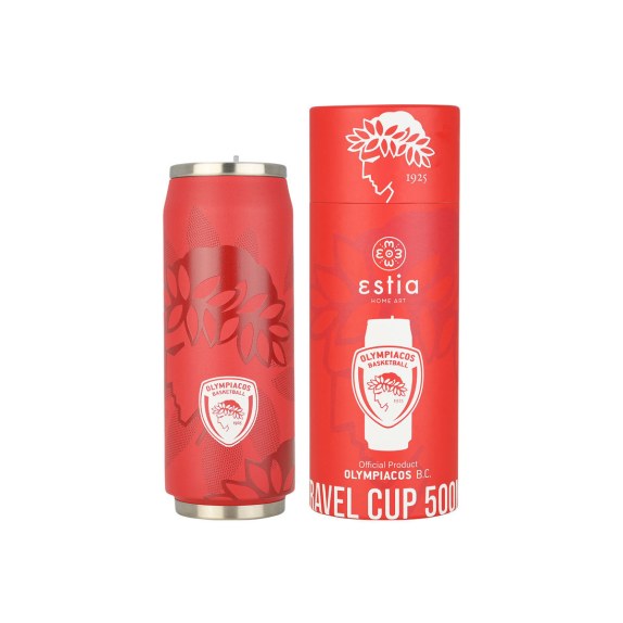 Estia Θερμός Travel Cup Olympiacos Bc Edition 500Ml