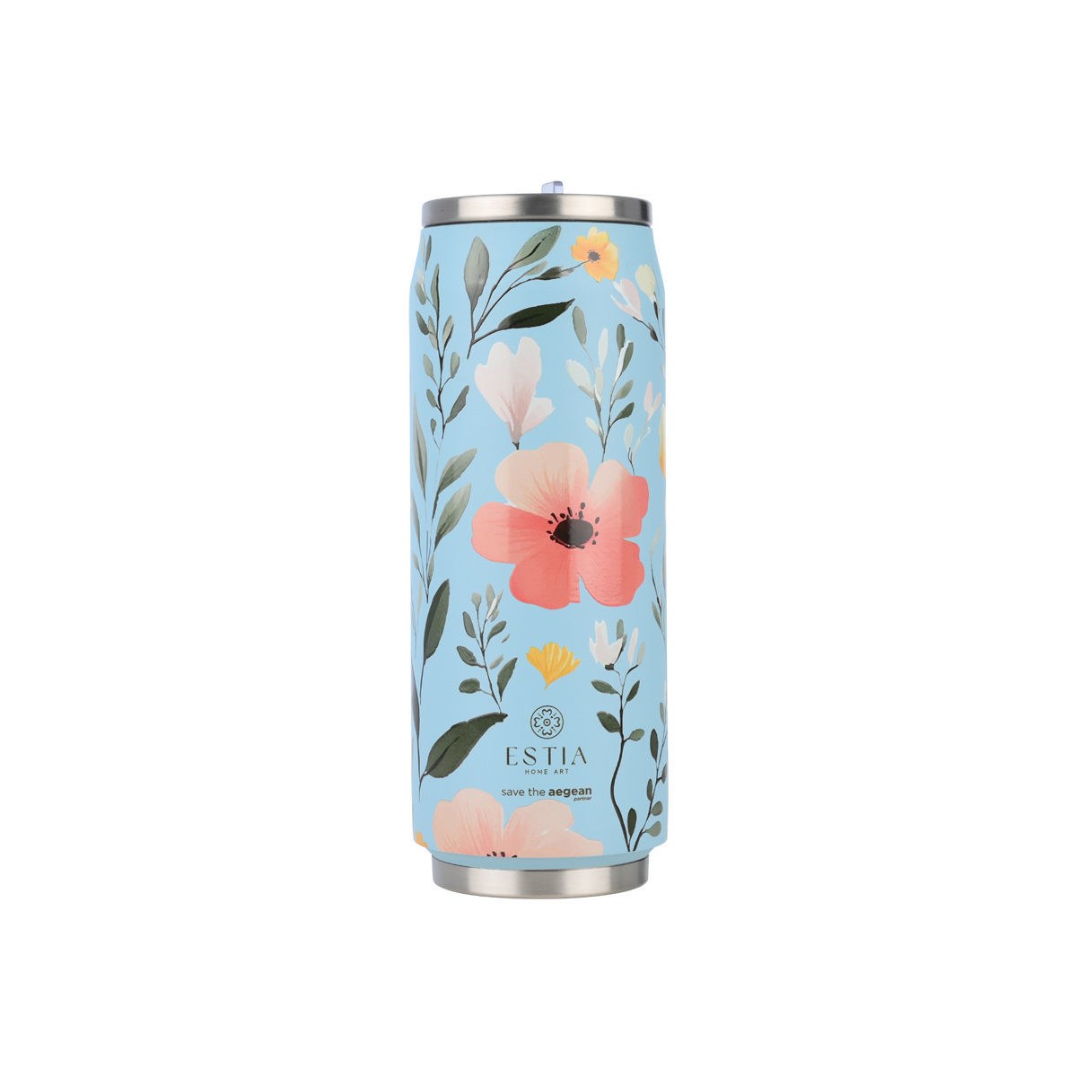 Estia Θερμός Travel Cup Save The Aegean 500Ml Sky Garden