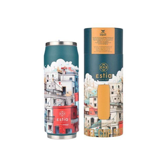 Estia Θερμός Travel Cup Save The Aegean 500Ml Urban Mythos