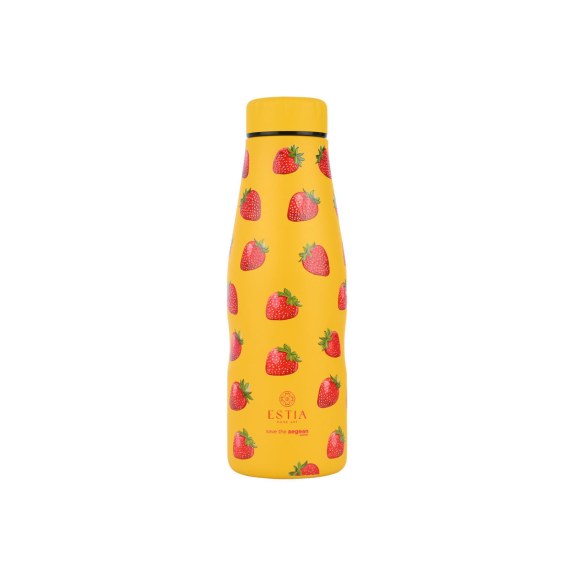 Estia Θερμός Travel Flask Save The Aegean 500Ml Berry Bright