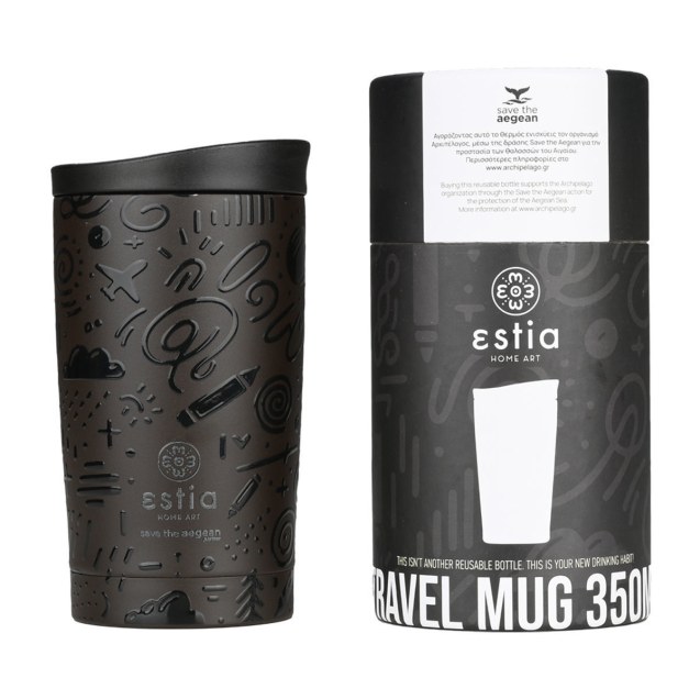 Estia Θερμός Travel Mug Save The Aegean 350Ml...